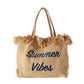 Beige Sac de Plage pour Femme Univers du Voyage