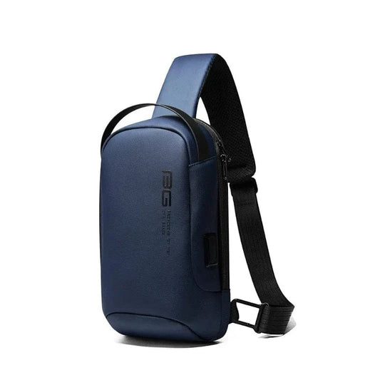 Bleu Marine Sac De Poitrine Homme Univers du Voyage
