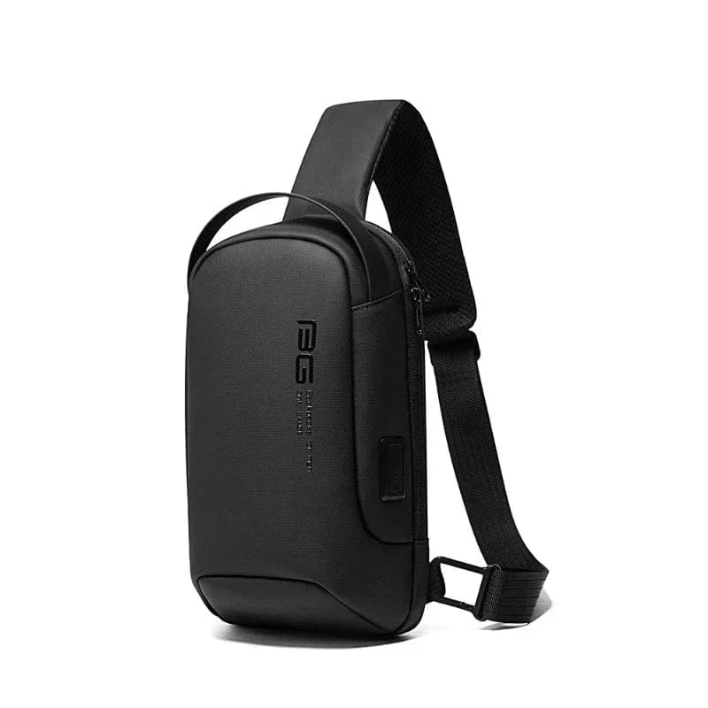Noir Sac De Poitrine Homme Univers du Voyage