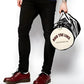Noir et Blanc Sac de Sport PU Homme Vintage Univers du Voyage