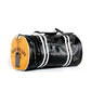 Noir et Jaune Sac de Sport PU Homme Vintage Univers du Voyage