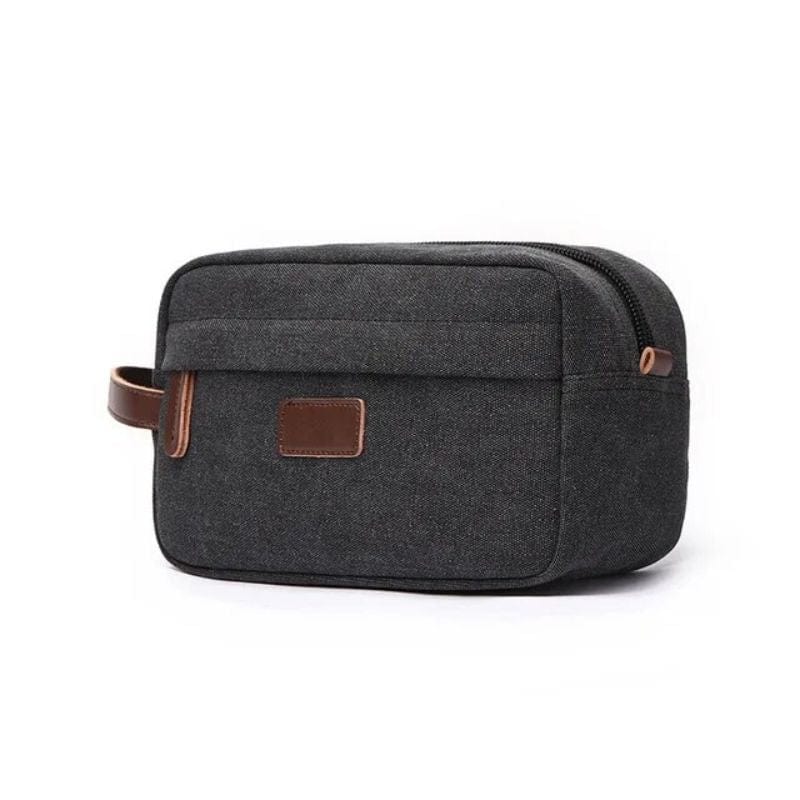 Noir Sac de Toilette Homme Univers du Voyage