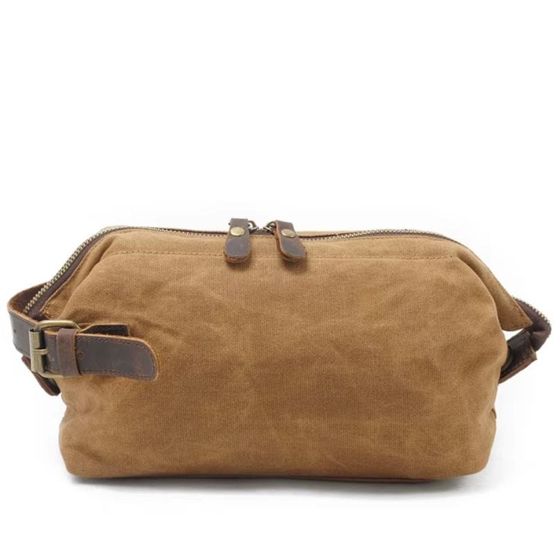 Kaki Sac de Toilette pour Homme Univers du Voyage