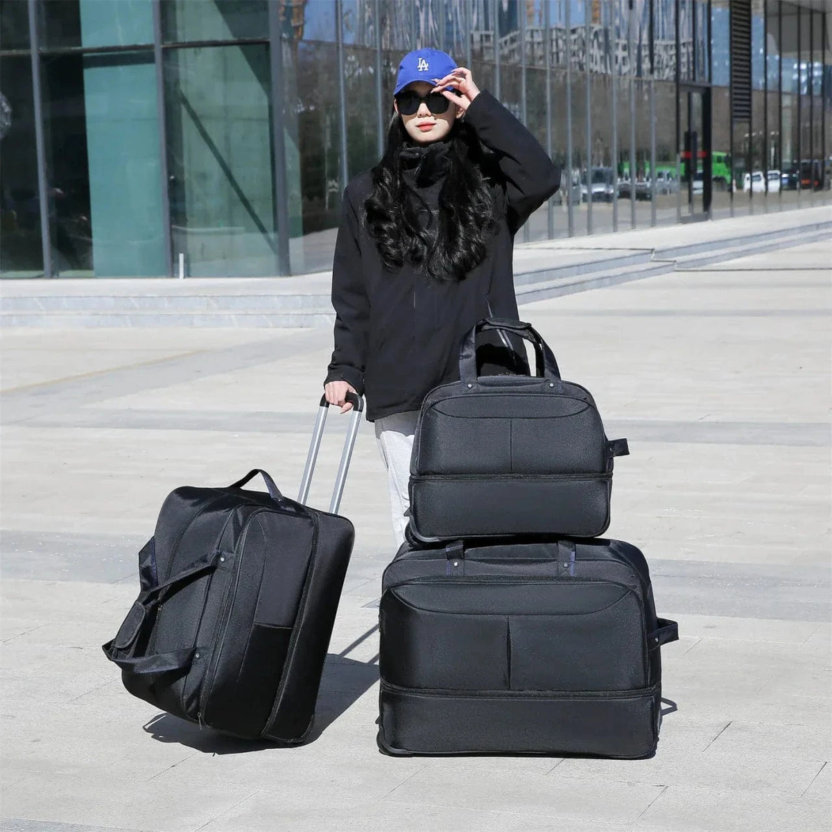 Sac De Voyage à Roulettes Unisexe Univers du Voyage