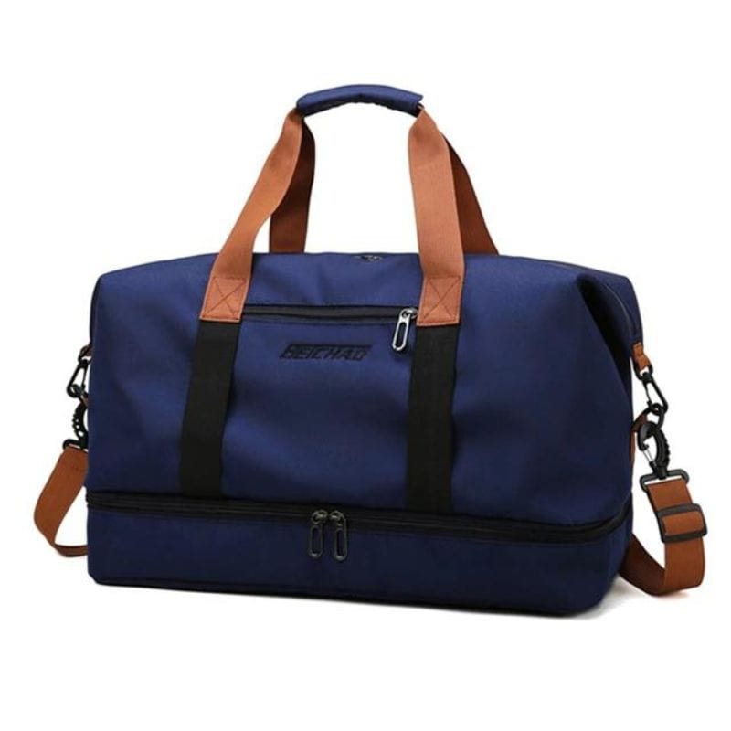 Bleu Sac de Voyage avec Rangement Chaussures Univers du Voyage