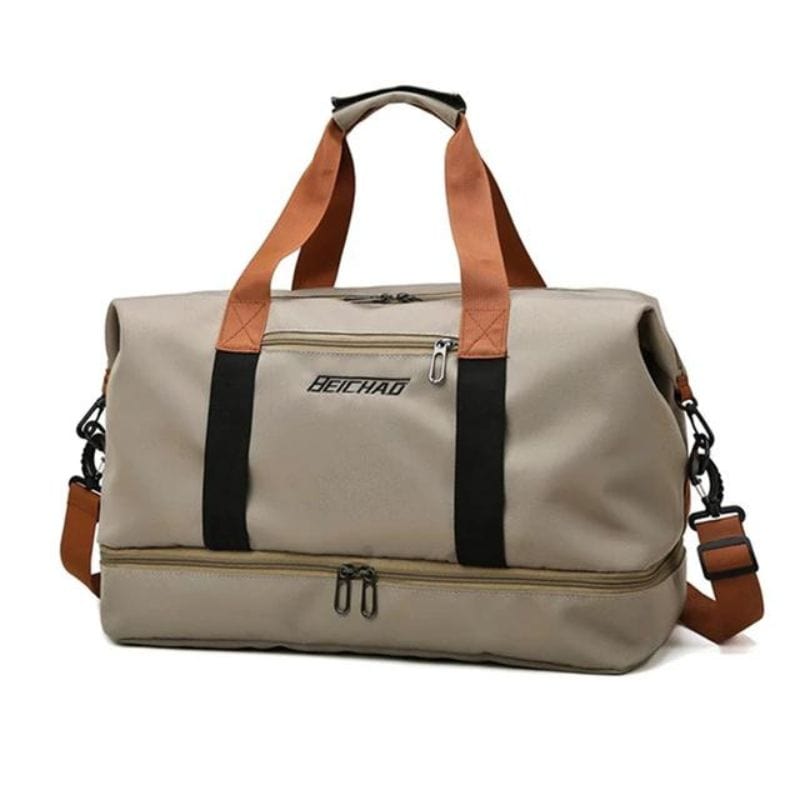 Kaki Sac de Voyage avec Rangement Chaussures Univers du Voyage