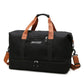Noir Sac de Voyage avec Rangement Chaussures Univers du Voyage