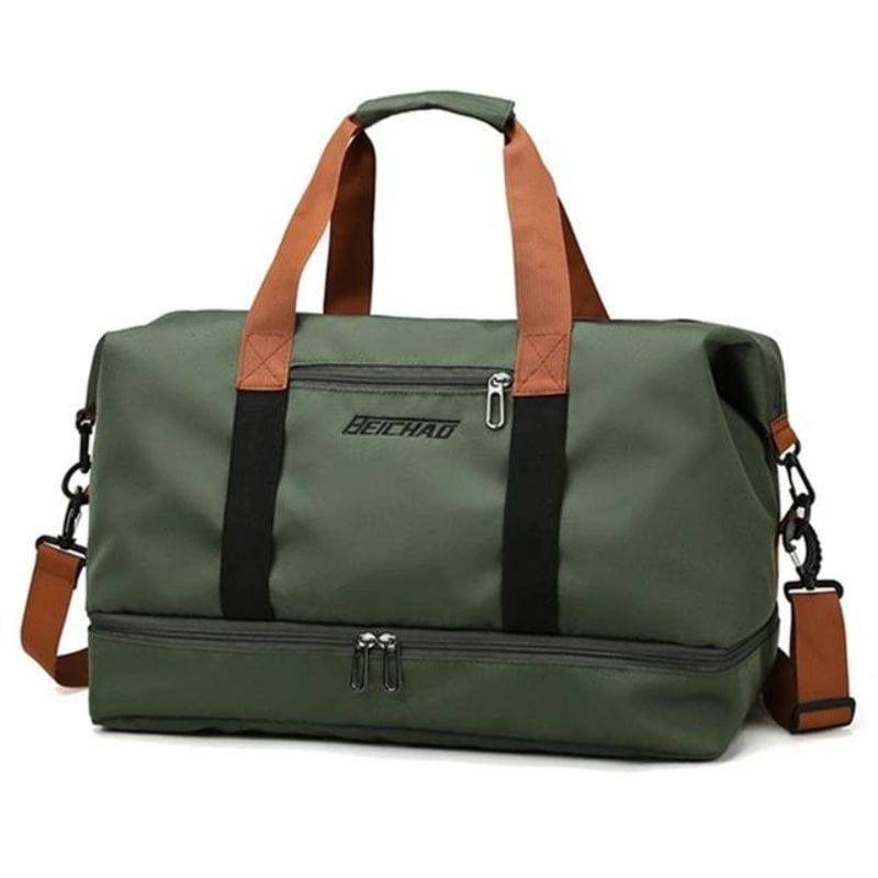 Vert Sac de Voyage avec Rangement Chaussures Univers du Voyage