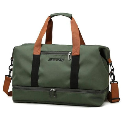 Vert Sac de Voyage avec Rangement Chaussures Univers du Voyage