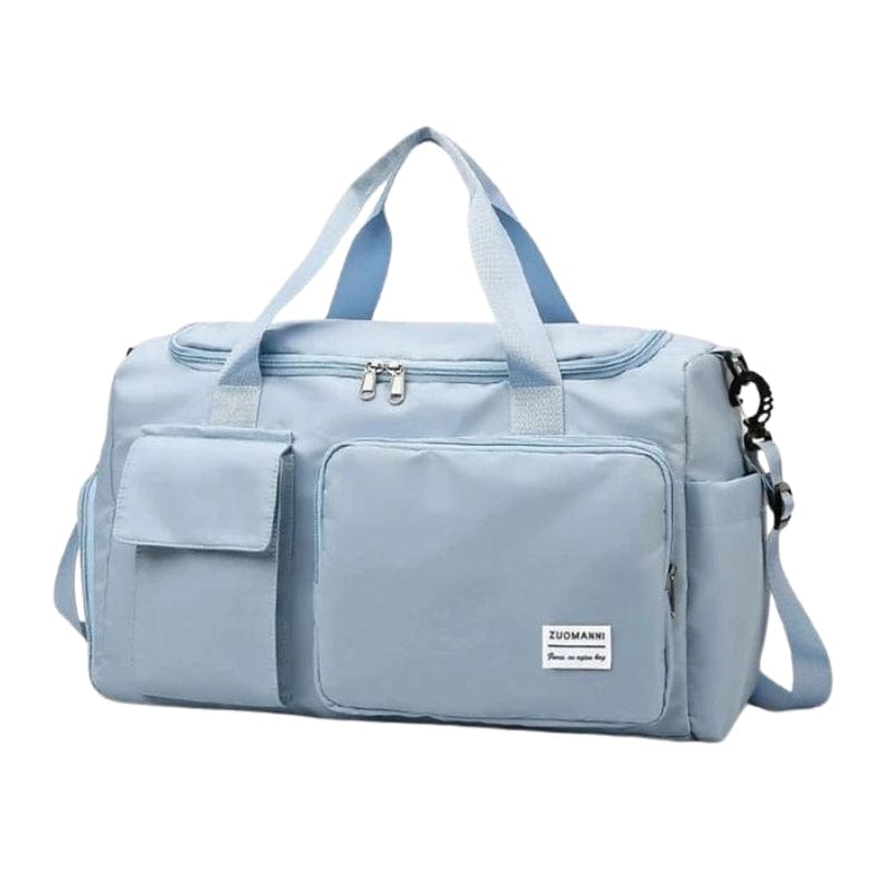 Bleu ciel Sac de Voyage Femme avec Rangement Chaussures Univers du Voyage