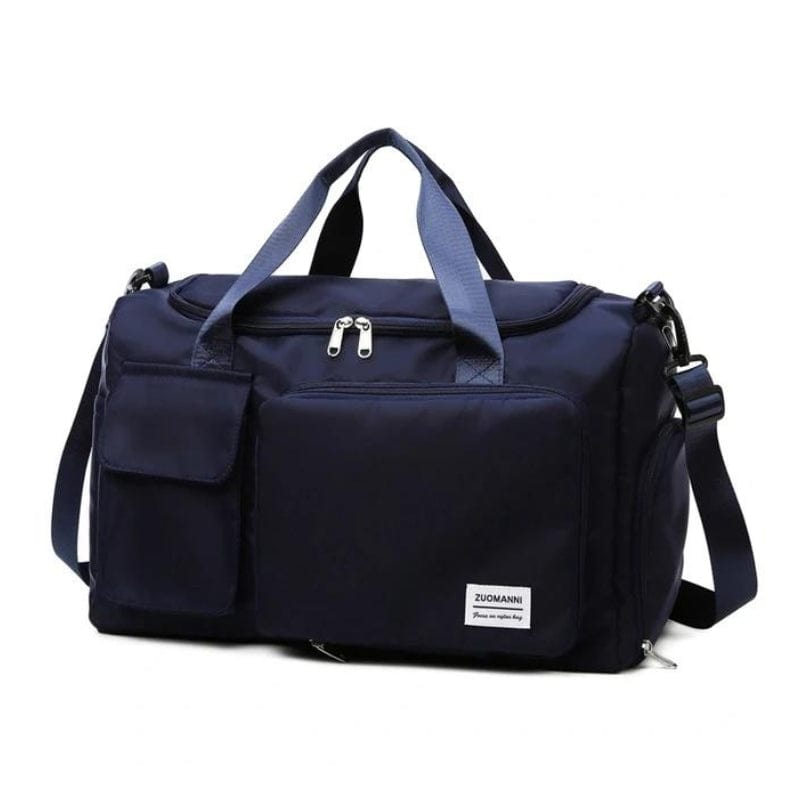 Bleu profond Sac de Voyage Femme avec Rangement Chaussures Univers du Voyage