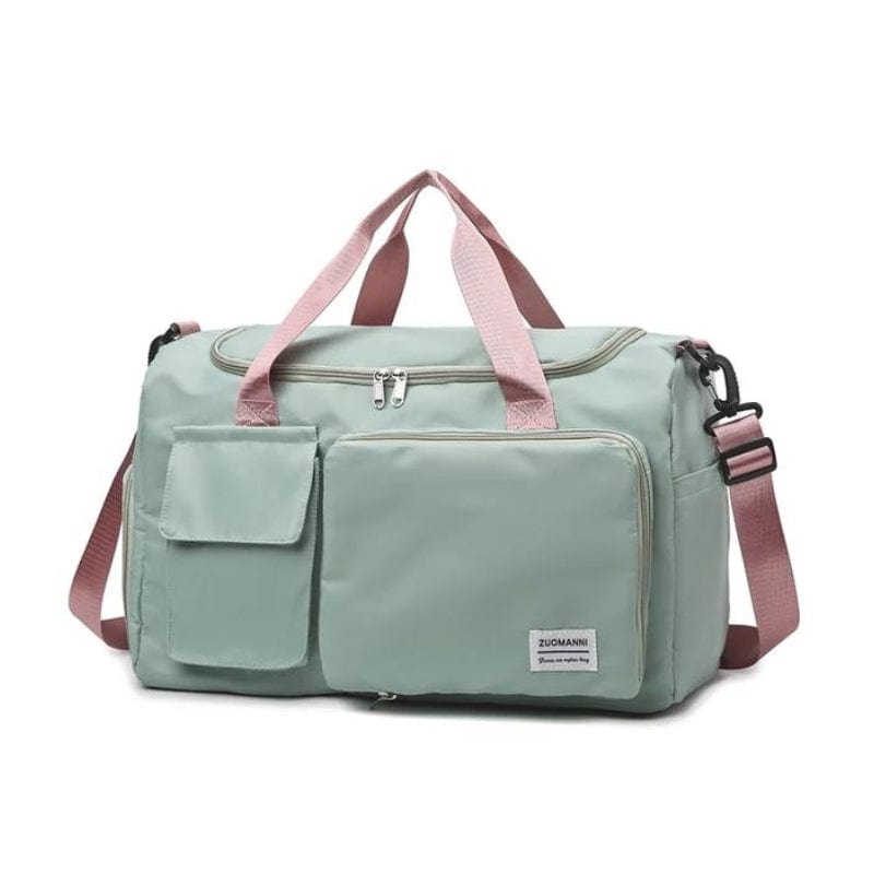 Vert et Rose Sac de Voyage Femme avec Rangement Chaussures Univers du Voyage