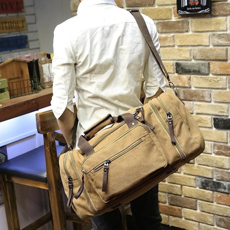 Sac de Voyage Homme en Toile Univers du Voyage