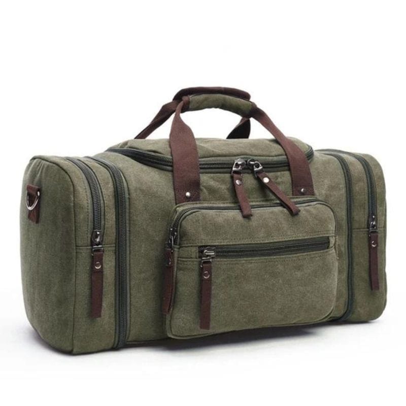 Vert Sac de Voyage Homme en Toile Univers du Voyage