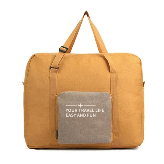 Jaune Sac de Voyage Pliable Pochette Univers du Voyage