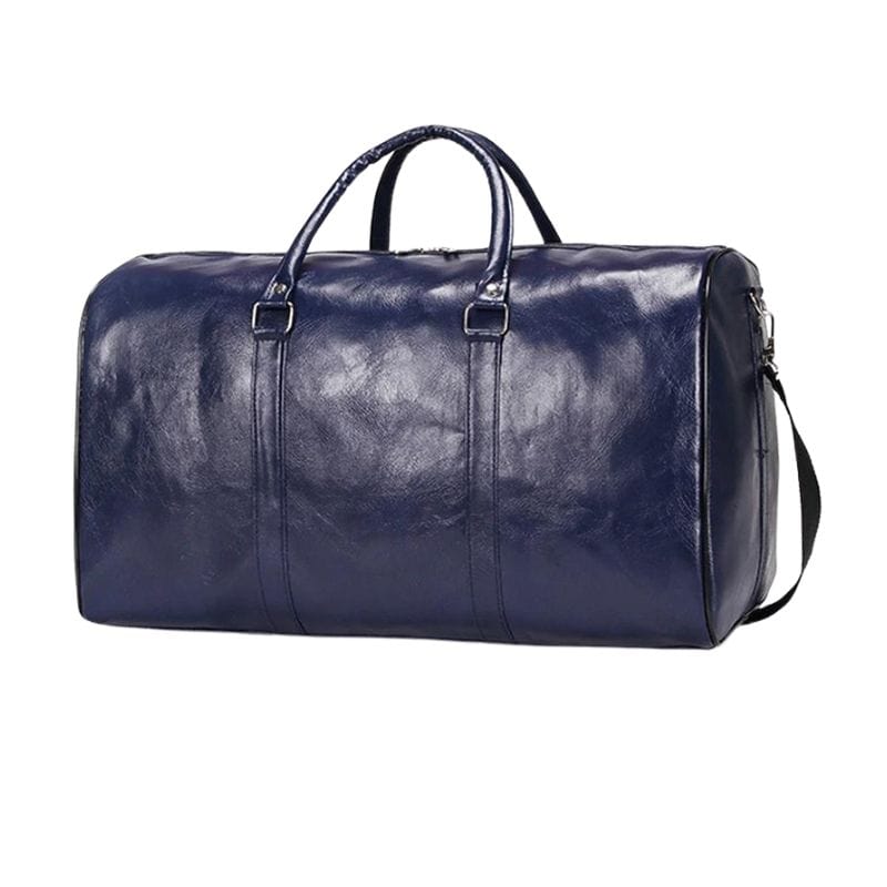 Bleu Sac de Voyage simili Vintage Univers du Voyage