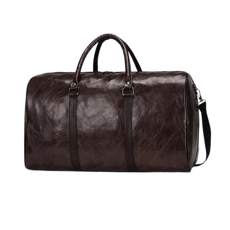 Marron café Sac de Voyage simili Vintage Univers du Voyage