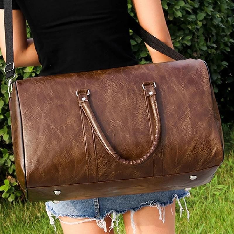 Sac de Voyage simili Vintage Univers du Voyage
