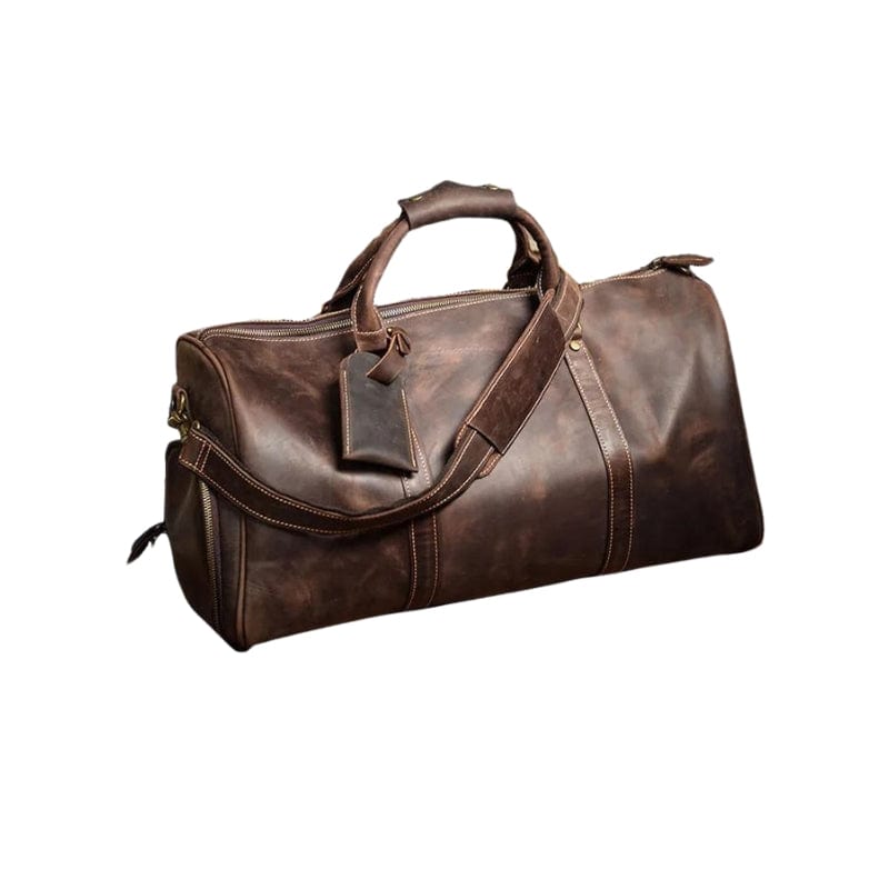 Marron / Modèle 1 Sac pour Homme en Cuir Univers du Voyage