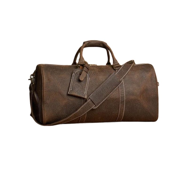Marron / Modèle 2 Sac pour Homme en Cuir Univers du Voyage