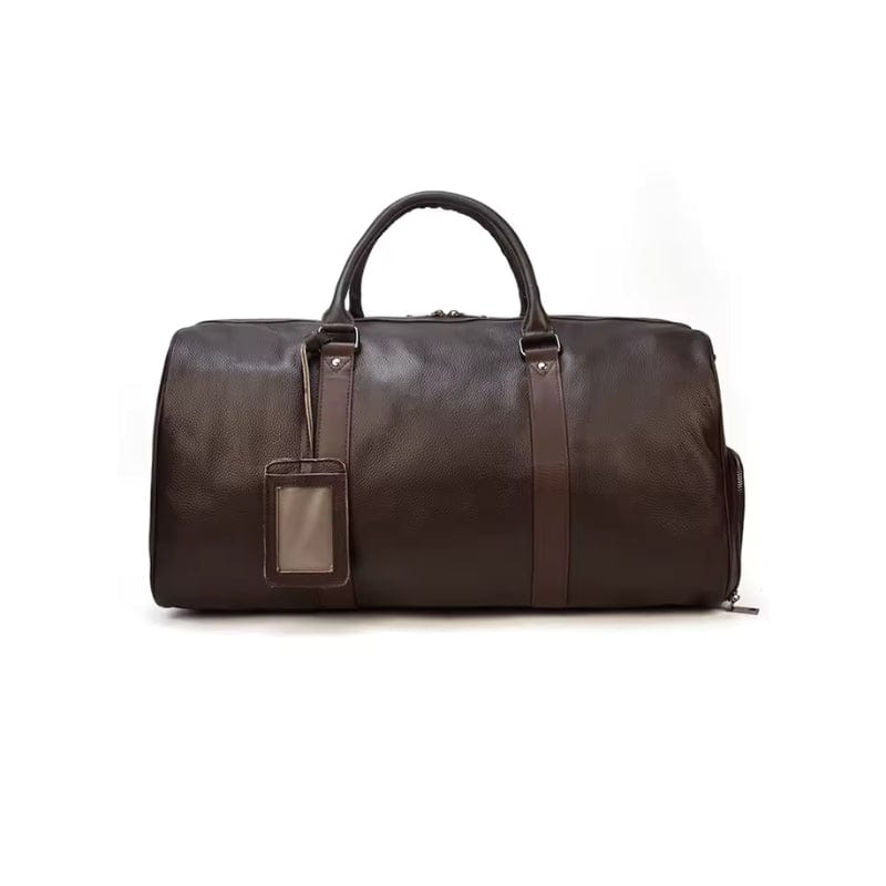 Marron / Modèle 2 Sac pour Homme en Cuir Univers du Voyage