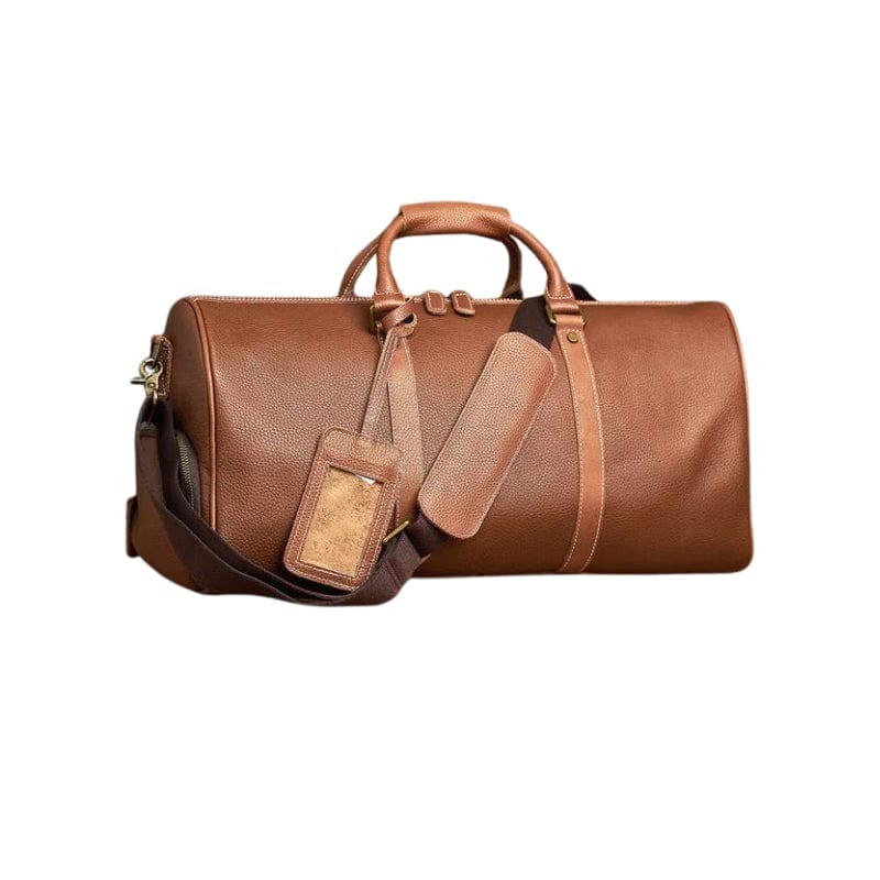 Marron / Modèle 3 Sac pour Homme en Cuir Univers du Voyage