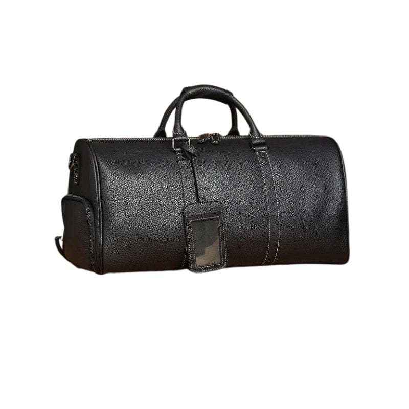 Noir / Modèle 2 Sac pour Homme en Cuir Univers du Voyage