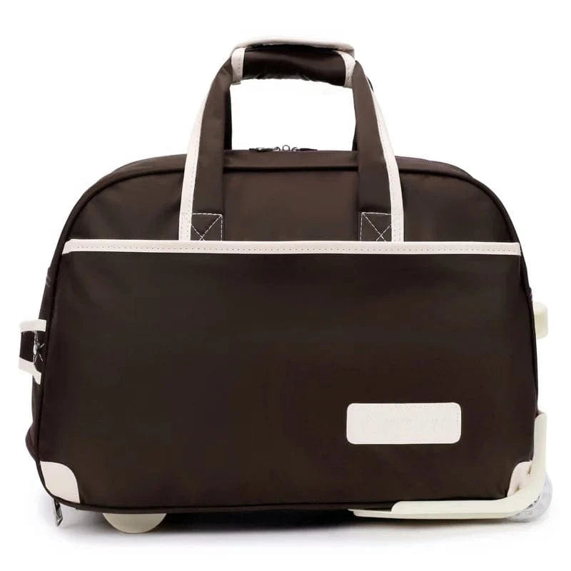 Marron Sac Valise à Roulettes Univers du Voyage