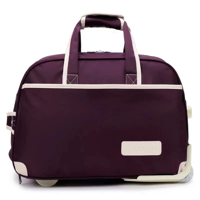 Violet Sac Valise à Roulettes Univers du Voyage