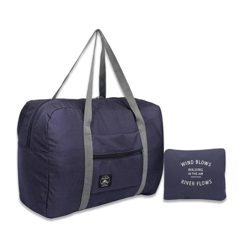 Bleu foncé Sac Voyage Ultra Léger Pliable Univers du Voyage