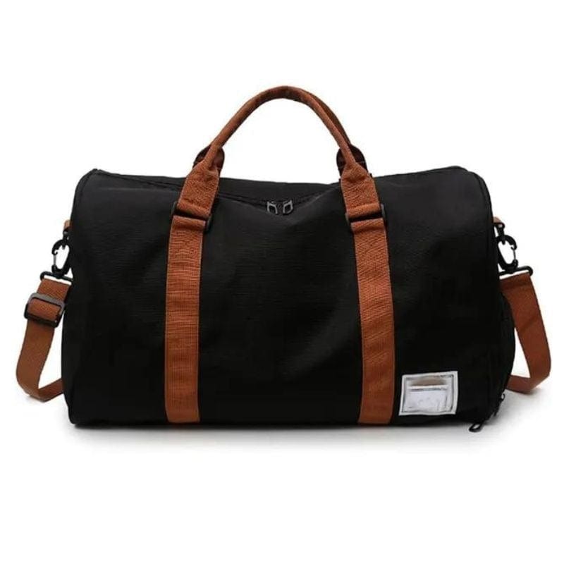 Noir Sac Week-End avec Compartiment Chaussures Univers du Voyage