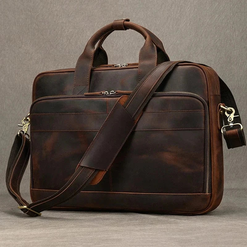 Sacoche Ordi Cuir Homme Univers du Voyage