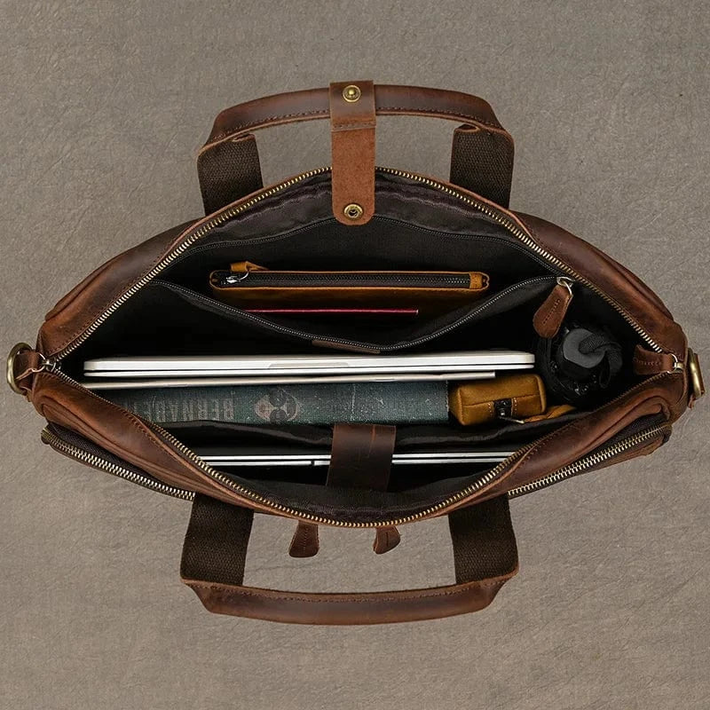 Sacoche Ordi Cuir Homme Univers du Voyage