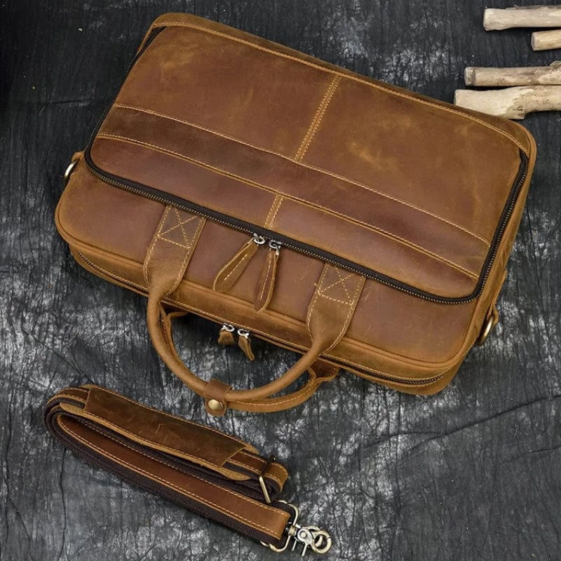 Sacoche Ordi Cuir Homme Univers du Voyage