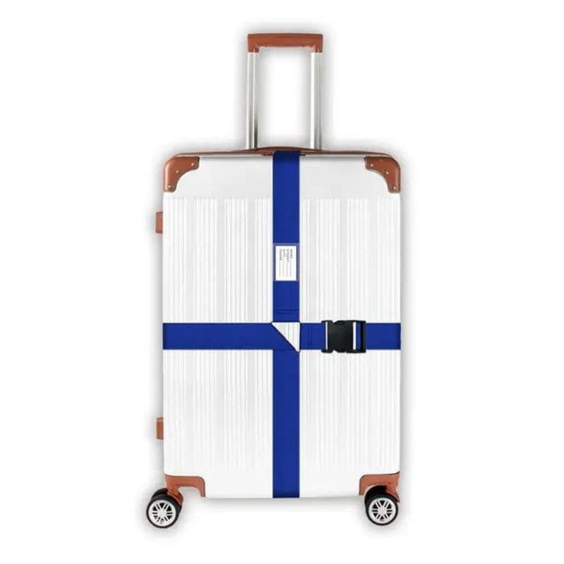 Bleu Sangle De Valise En Croix Univers du Voyage