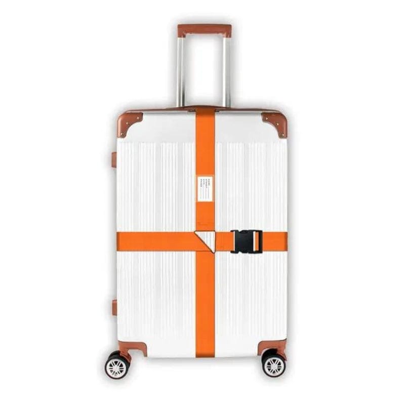 Orange Sangle De Valise En Croix Univers du Voyage