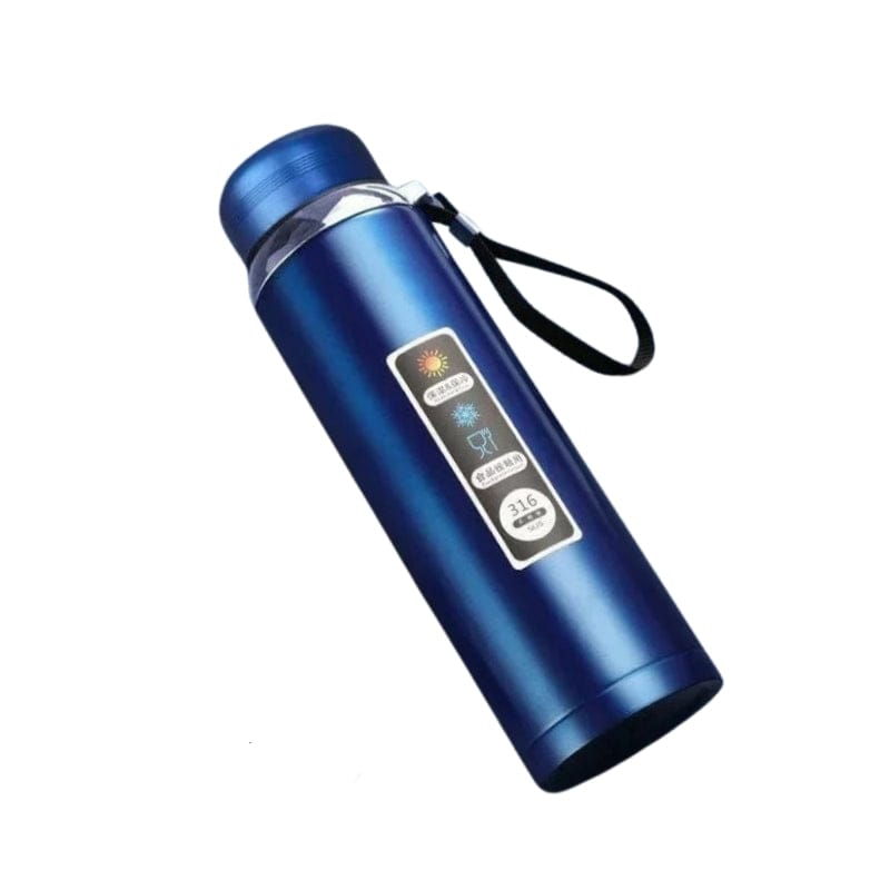 Bleu / 800ML Thermos Avec Température Univers du Voyage