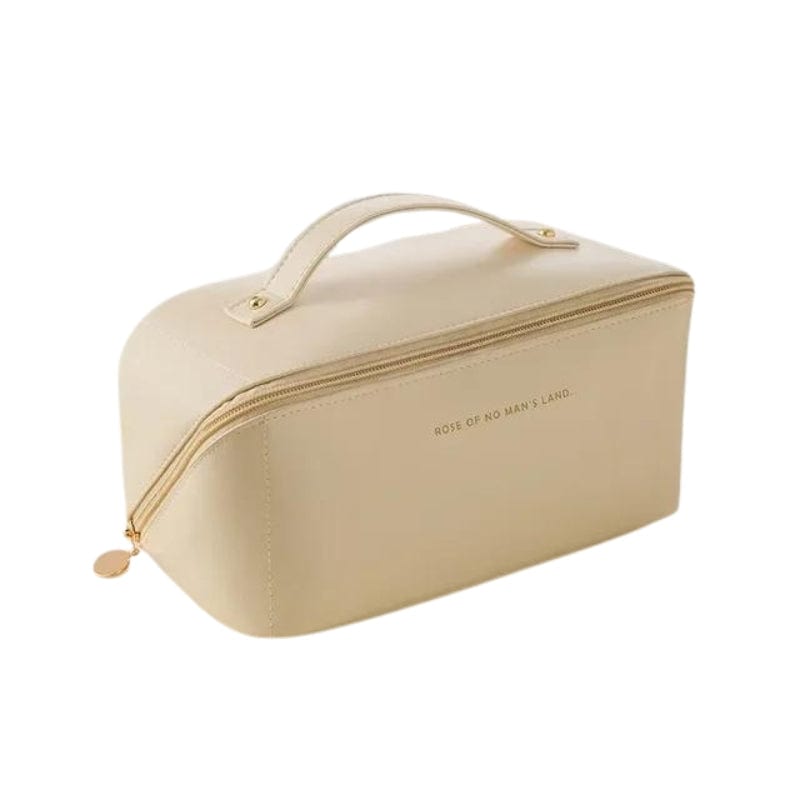 Beige Trousse de Maquillage Luxe pour Femme Univers du Voyage