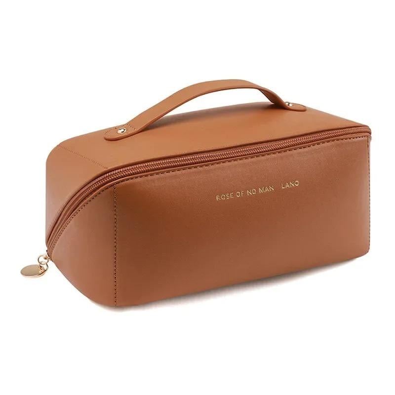Marron Trousse de Maquillage Luxe pour Femme Univers du Voyage
