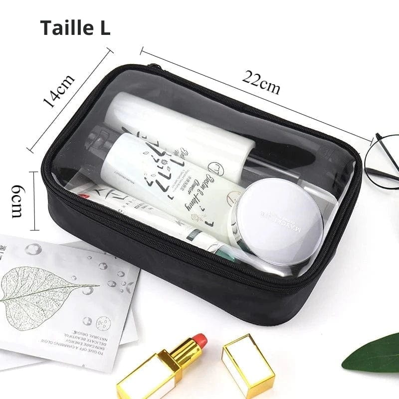 L Trousse de Maquillage Transparente Voyage Univers du Voyage