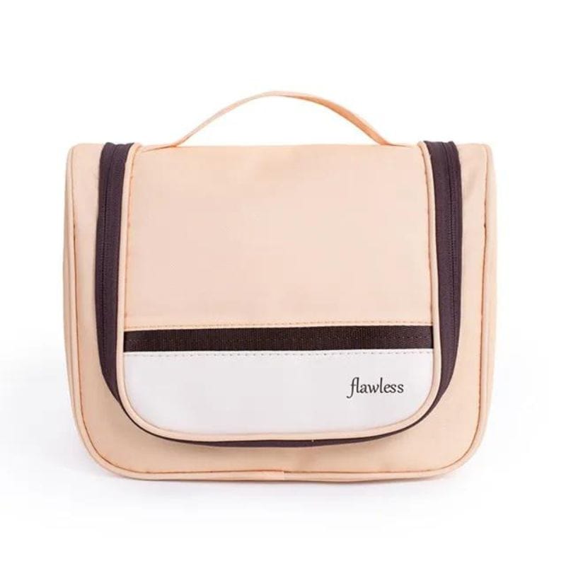 Beige Trousse de Toilette Crochet Dépliable Univers du Voyage