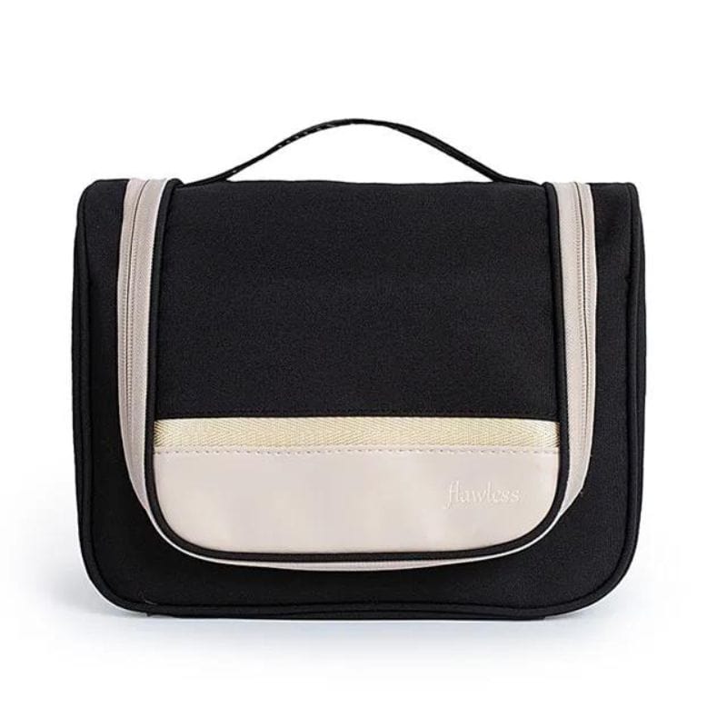 Noir Trousse de Toilette Crochet Dépliable Univers du Voyage