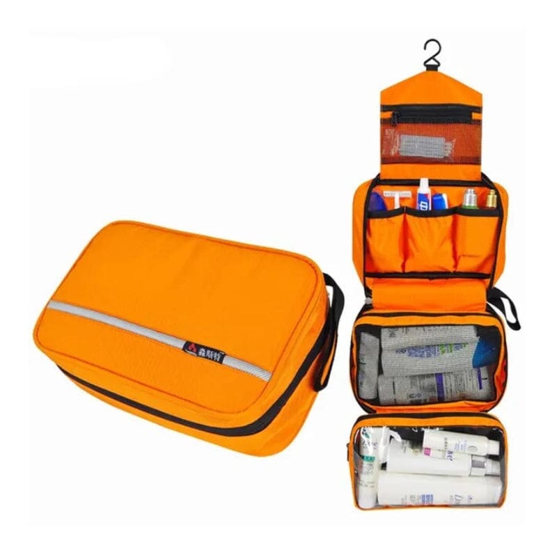Orange Trousse De Toilette De Voyage Pour Homme à Accrocher Univers du Voyage