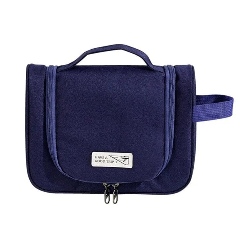 Bleu Trousse de Toilette Femme Pliable à Suspendre Univers du Voyage