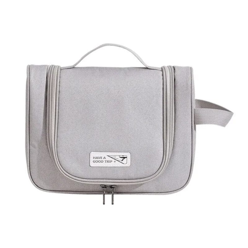 Gris Trousse de Toilette Femme Pliable à Suspendre Univers du Voyage