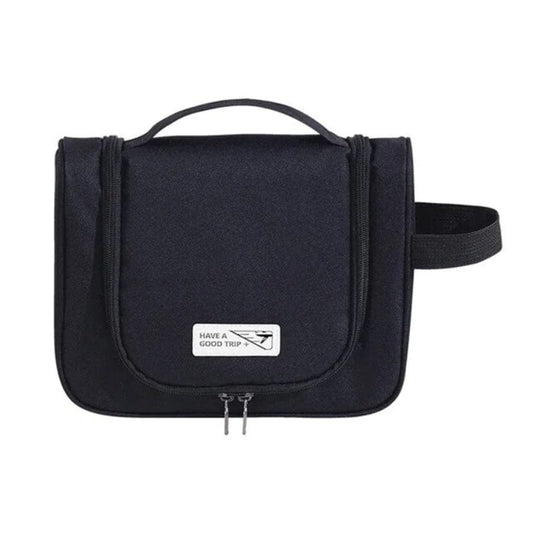 Noir Trousse de Toilette Femme Pliable à Suspendre Univers du Voyage