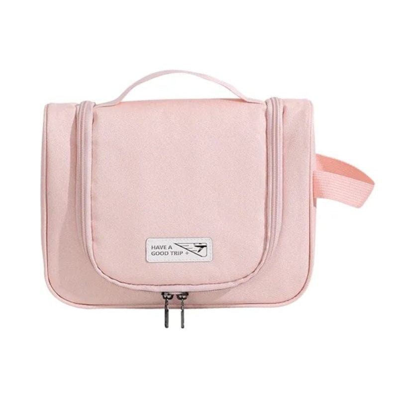 Rose Trousse de Toilette Femme Pliable à Suspendre Univers du Voyage