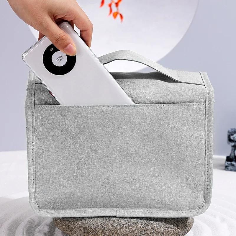 Trousse de Toilette Femme Pliable à Suspendre Univers du Voyage
