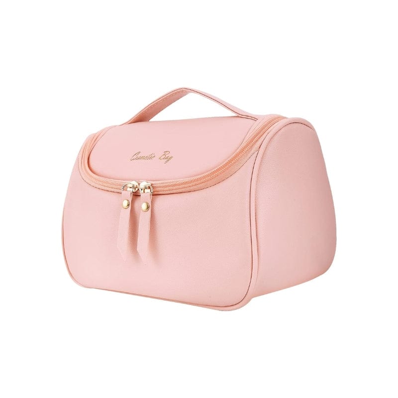 Rose Trousse de Toilette Femme PU Univers du Voyage