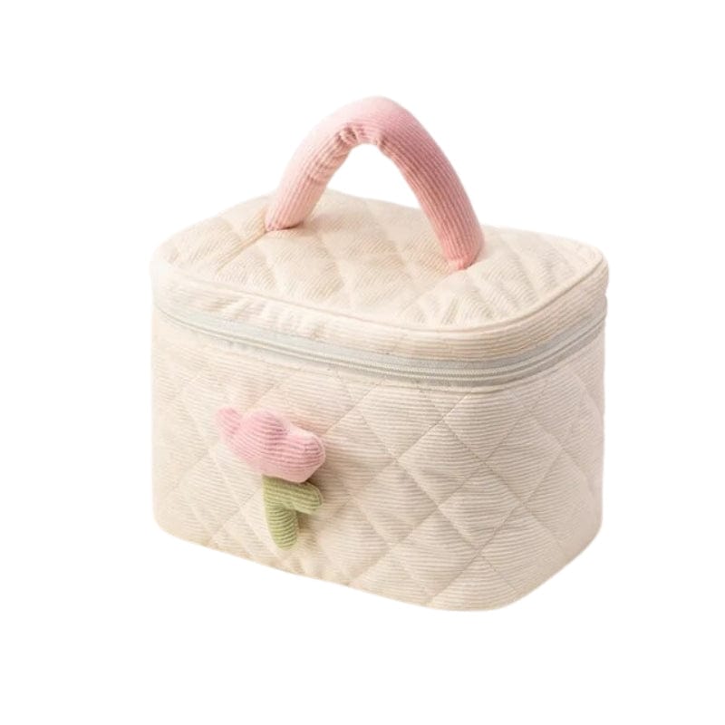 Beige / L Trousse de Toilette Femme Vanity Souple Univers du Voyage